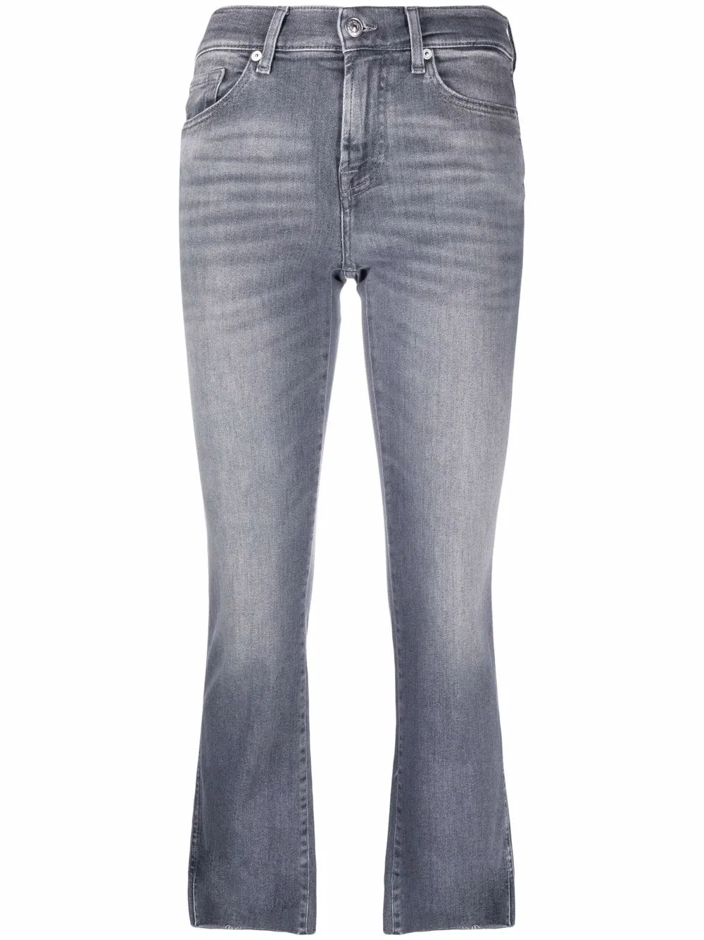 фото 7 for all mankind укороченные расклешенные джинсы