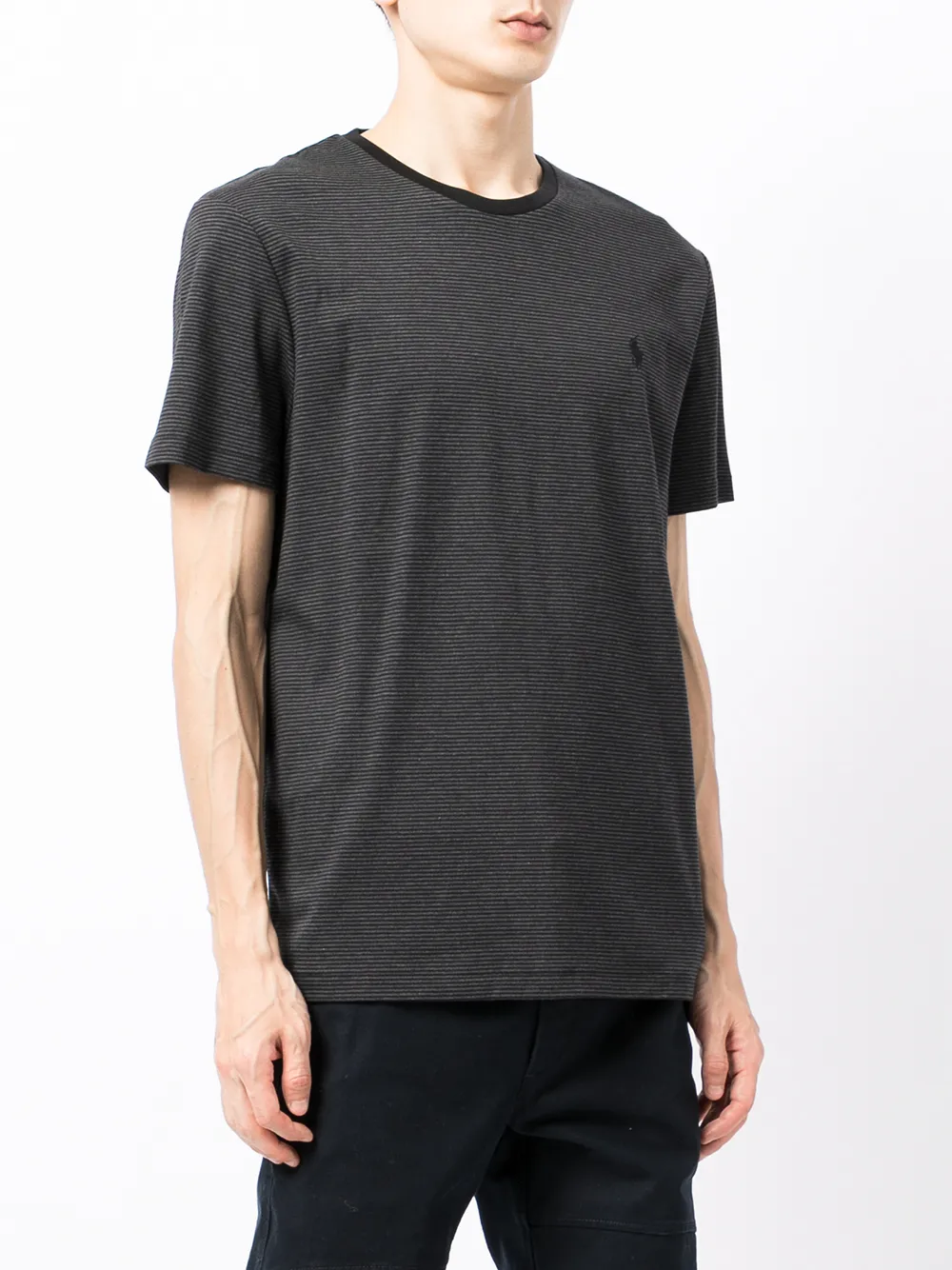 фото Polo ralph lauren полосатая футболка с вышитым логотипом