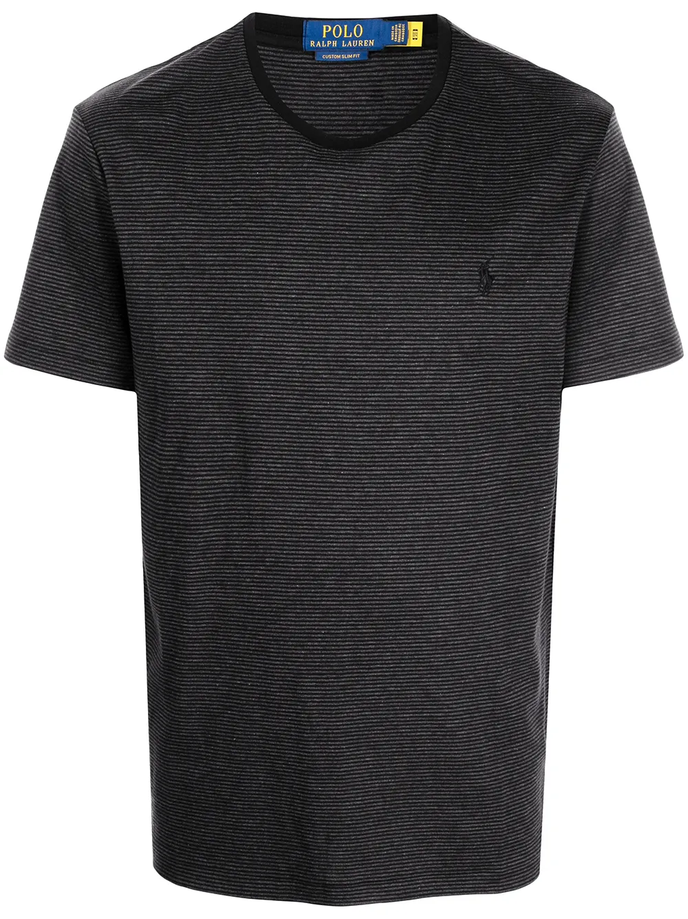 фото Polo ralph lauren полосатая футболка с вышитым логотипом