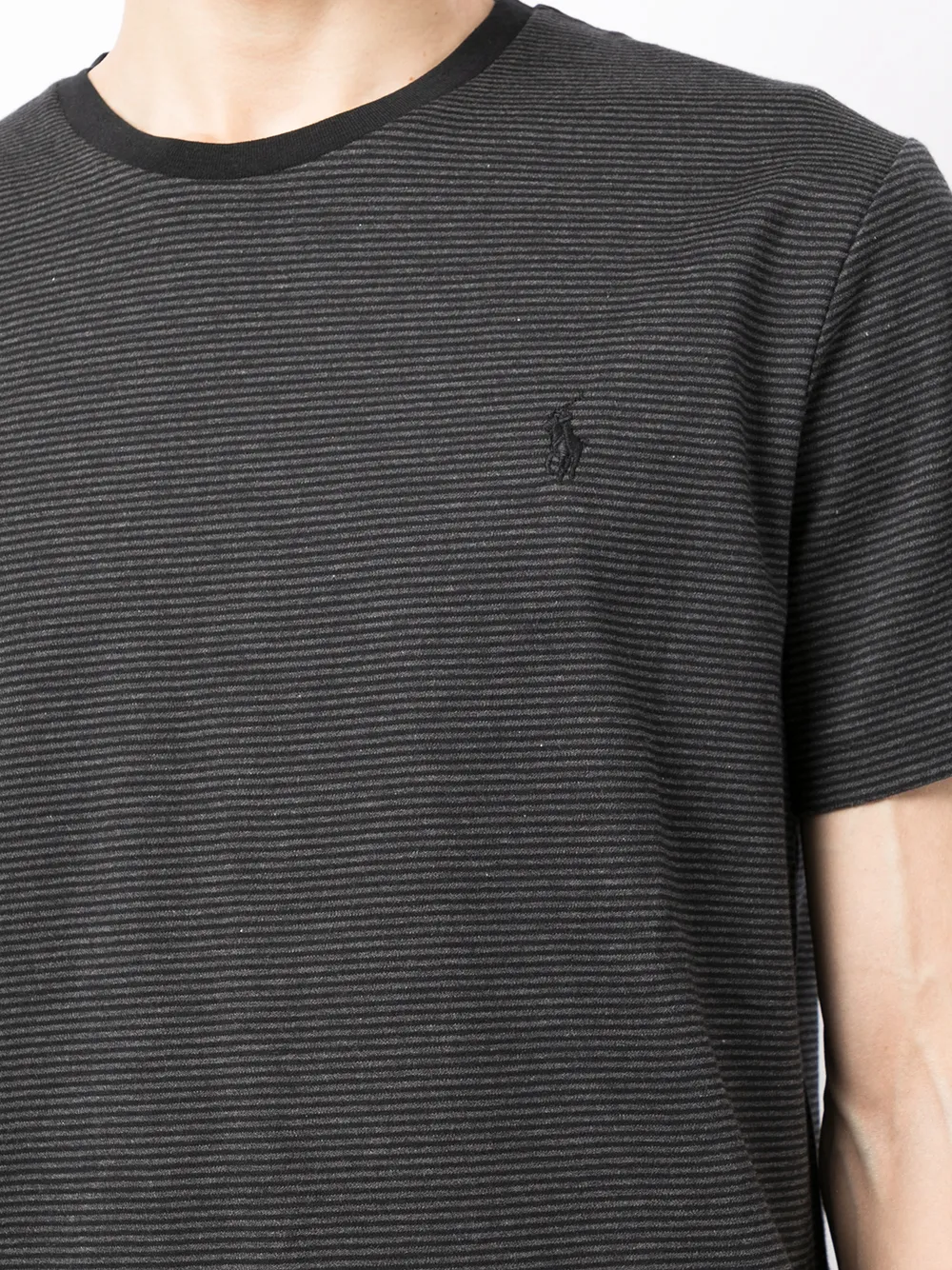 фото Polo ralph lauren полосатая футболка с вышитым логотипом