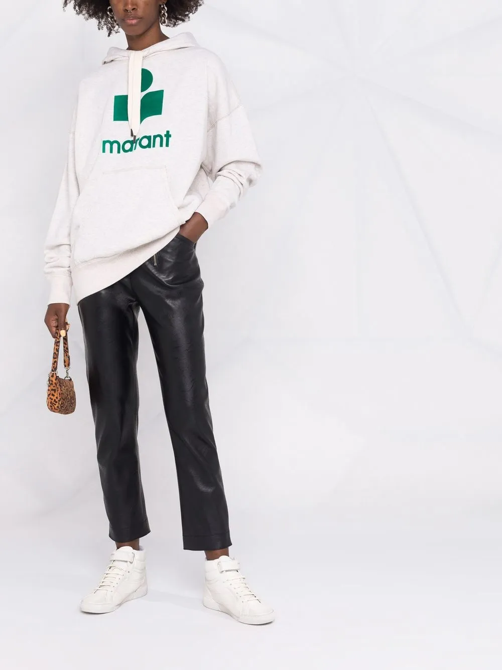 фото Isabel marant étoile худи с кулиской и логотипом