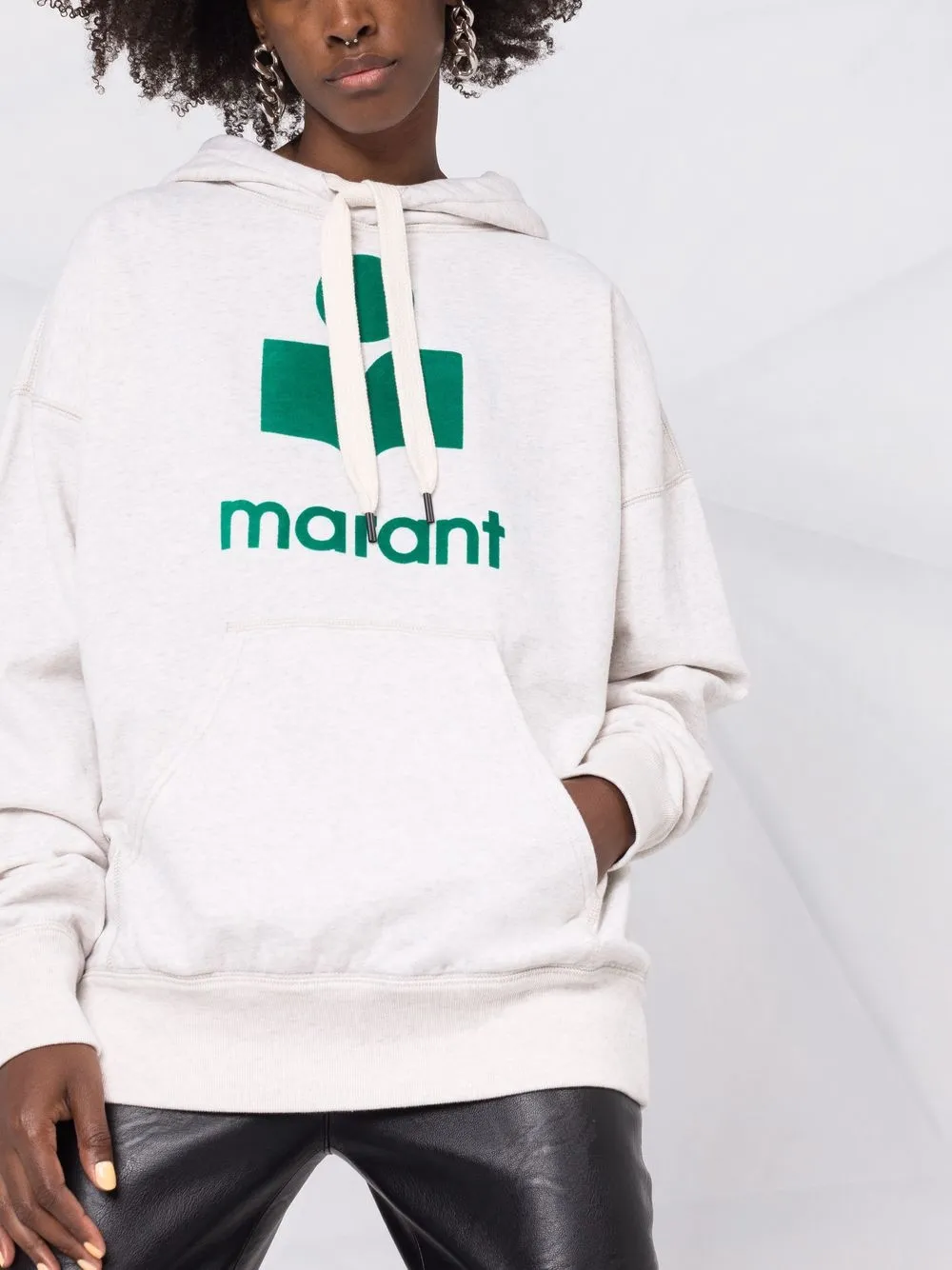 фото Isabel marant étoile худи с кулиской и логотипом