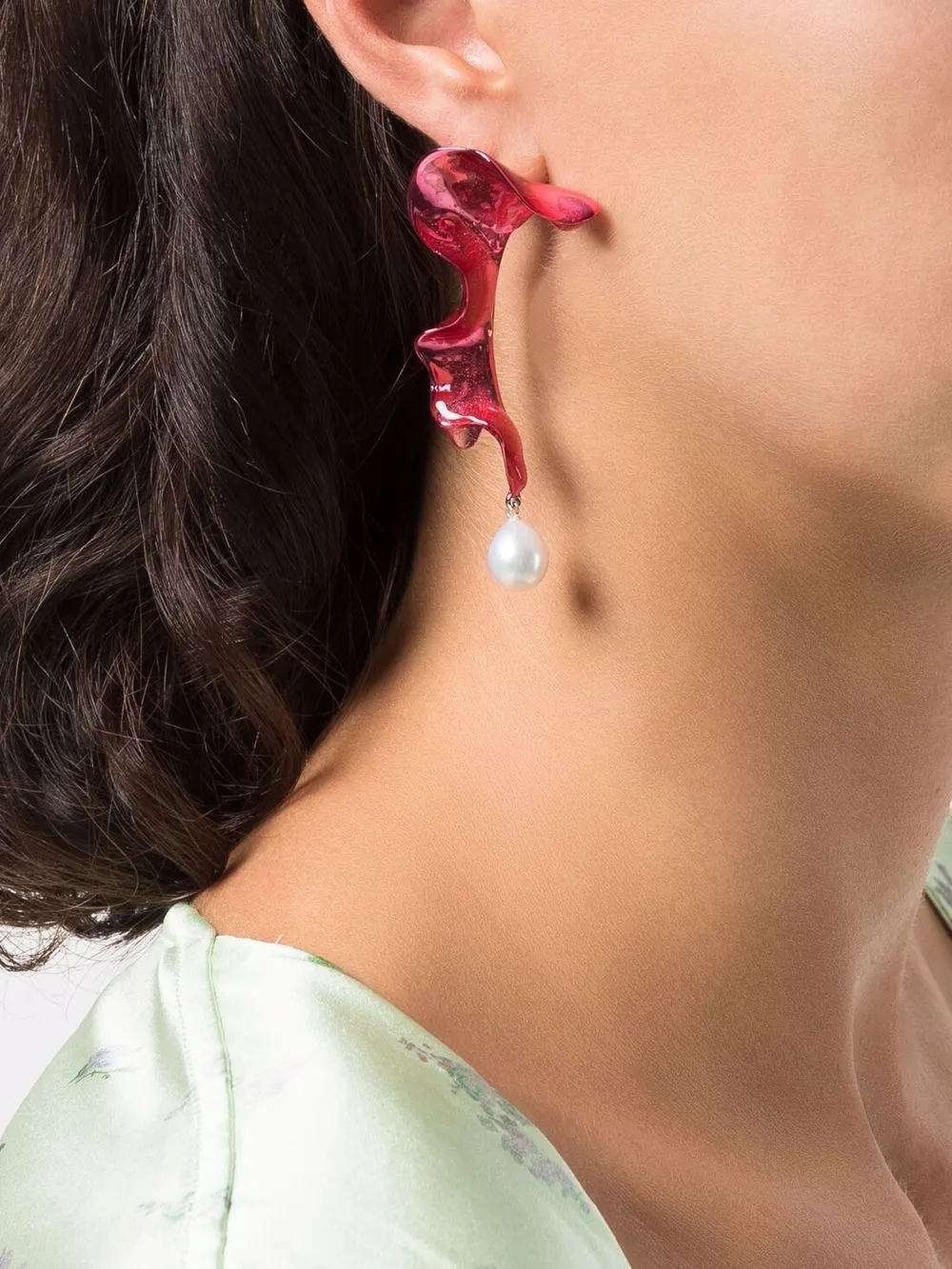 фото Hugo kreit серьга-подвеска swirl