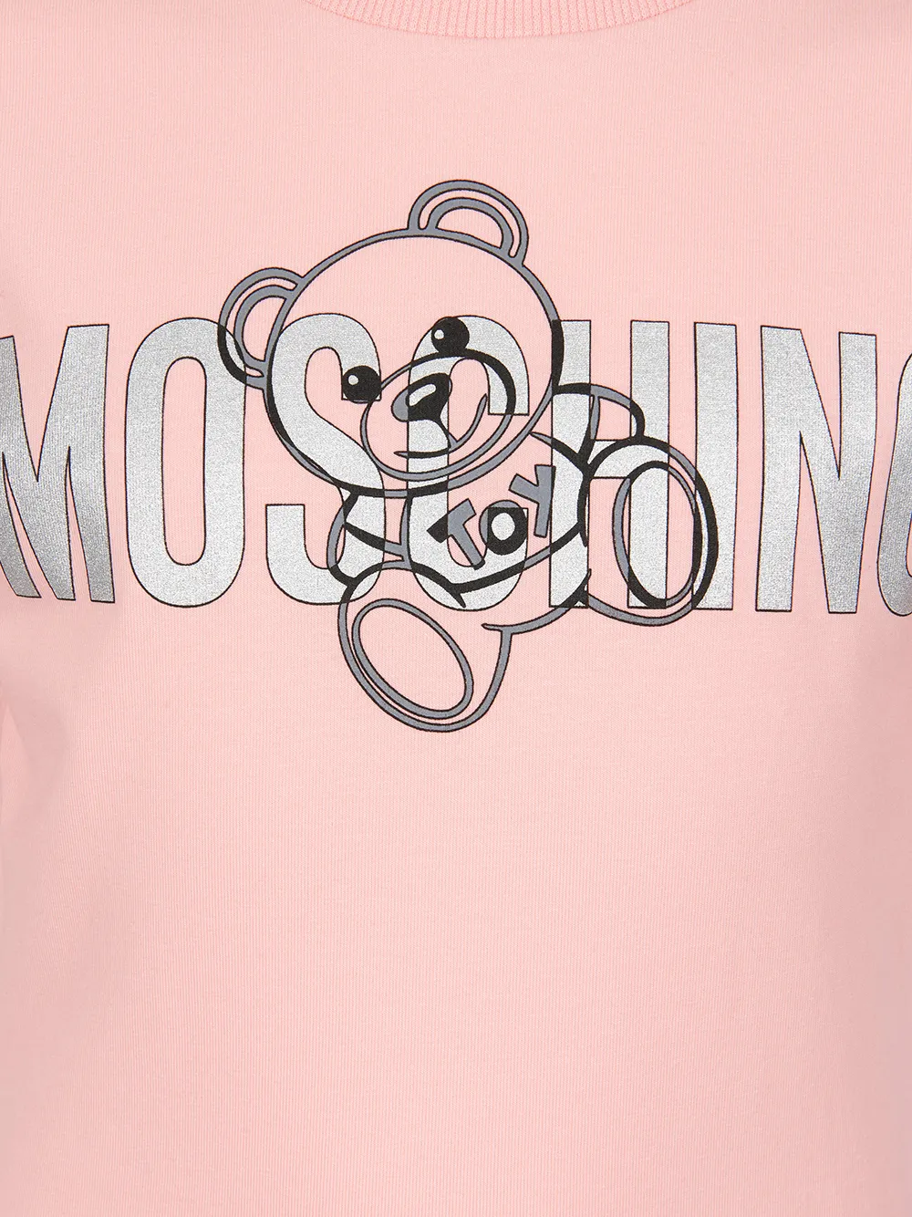 фото Moschino kids футболка с логотипом