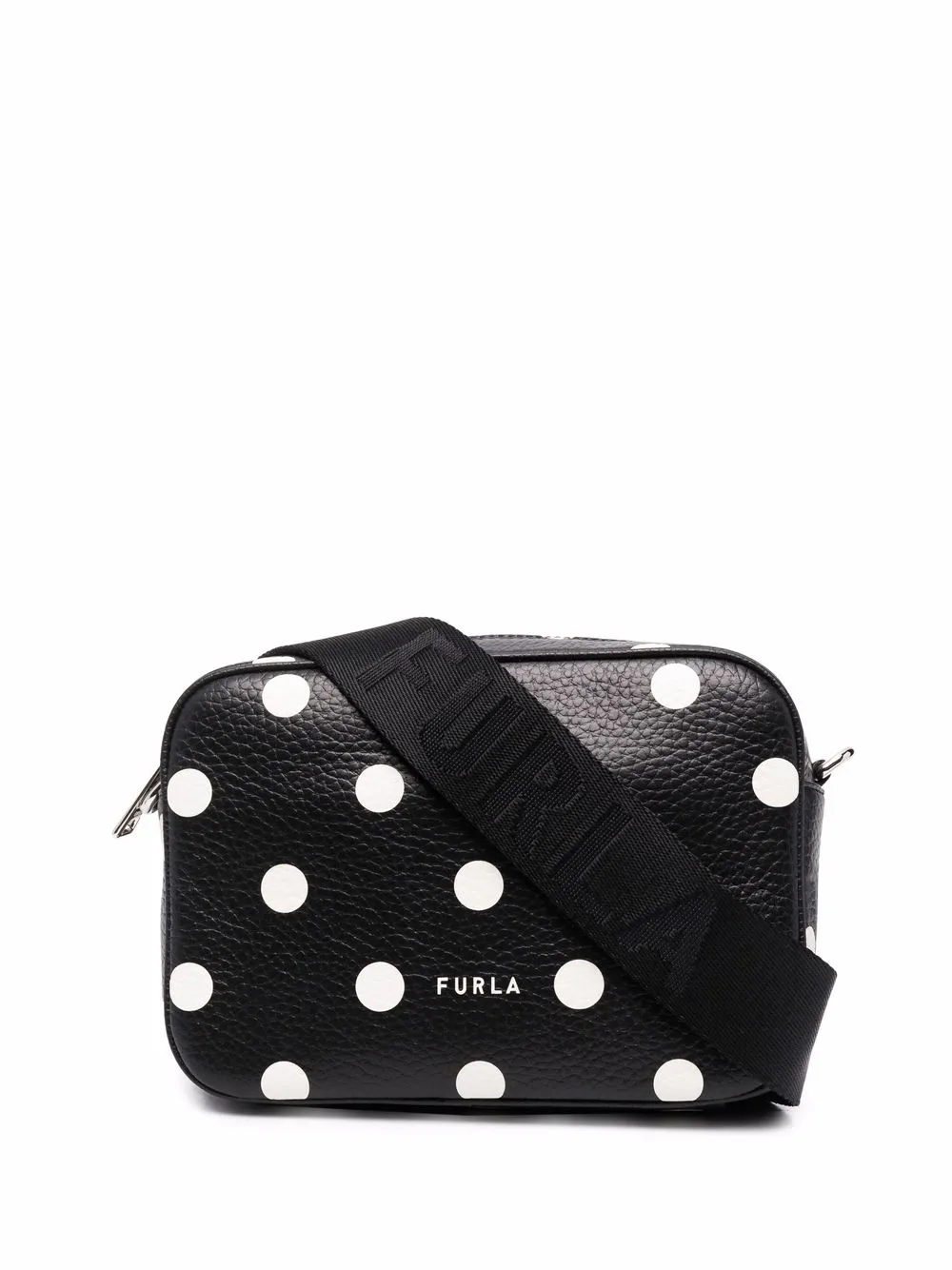 фото Furla сумка через плечо в горох