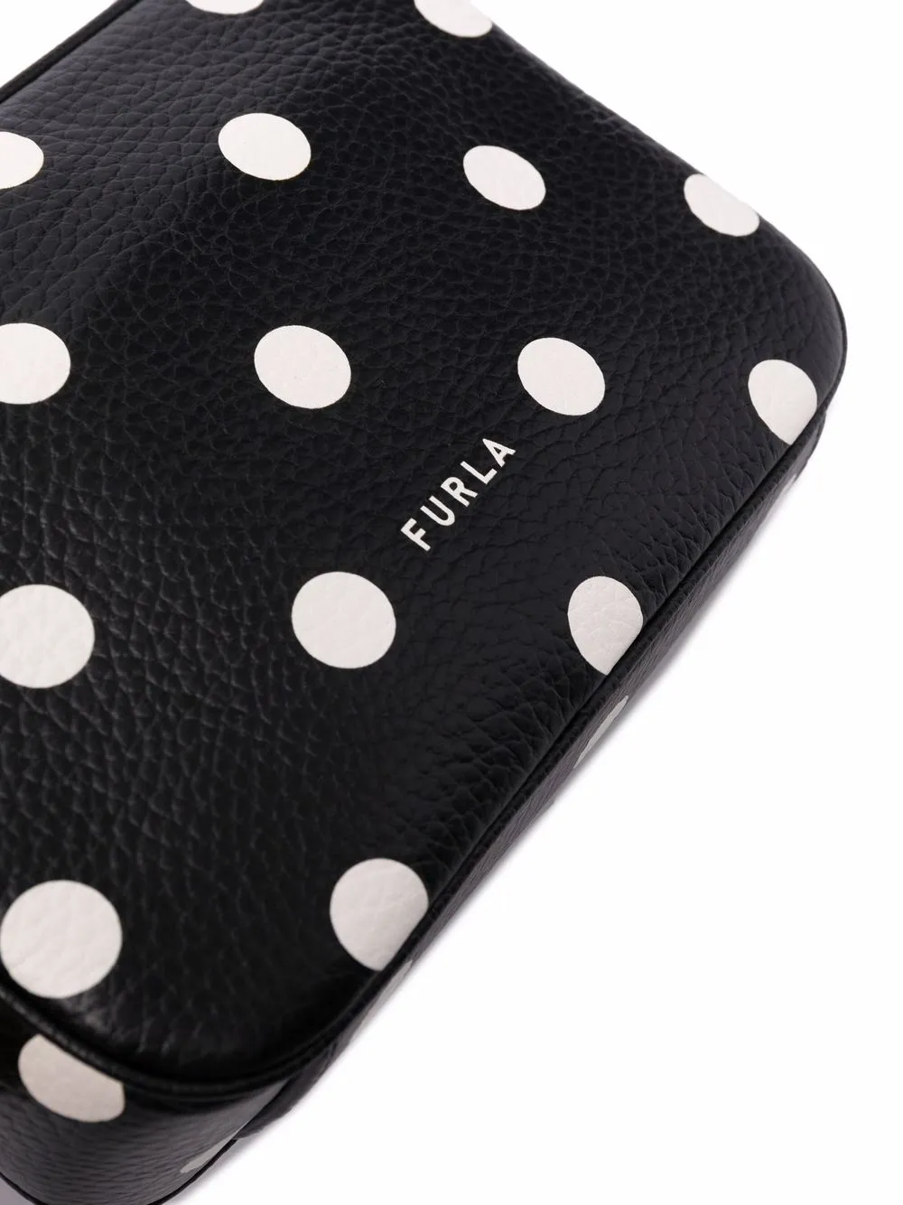 фото Furla сумка через плечо в горох