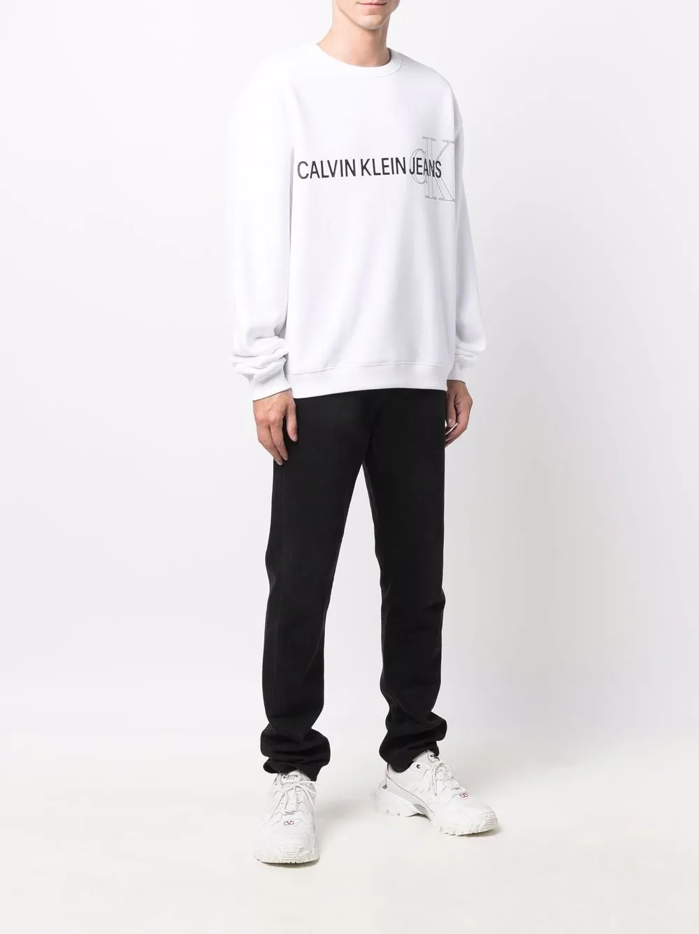 фото Calvin klein jeans толстовка с логотипом