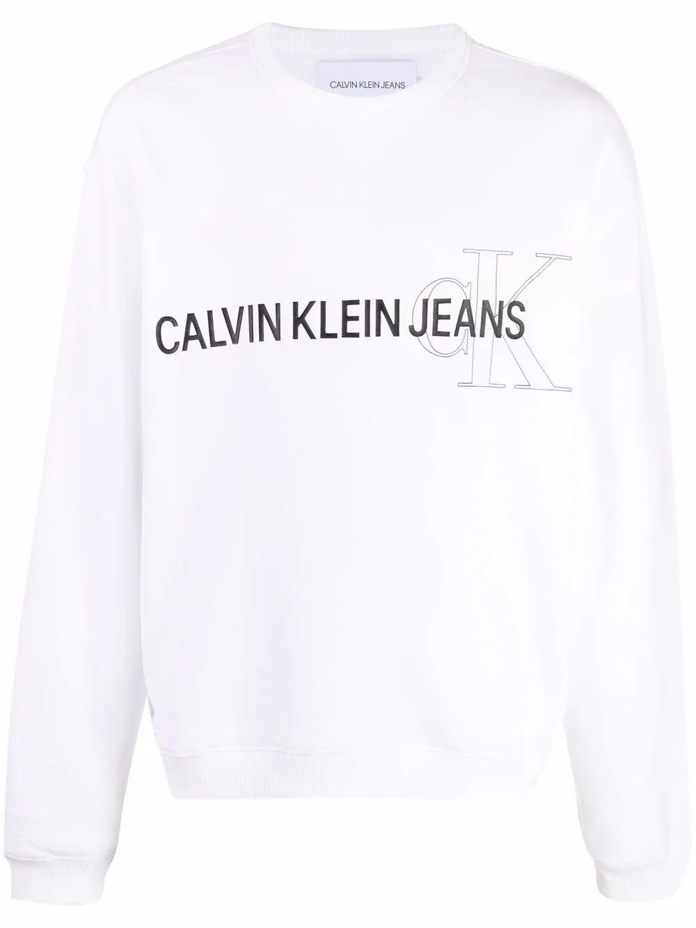 фото Calvin klein jeans толстовка с логотипом