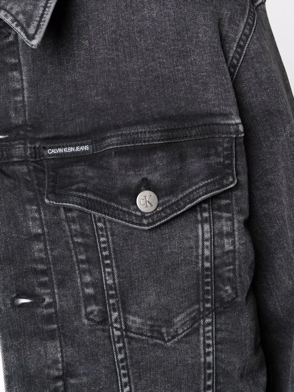 фото Calvin klein jeans джинсовая куртка на пуговицах