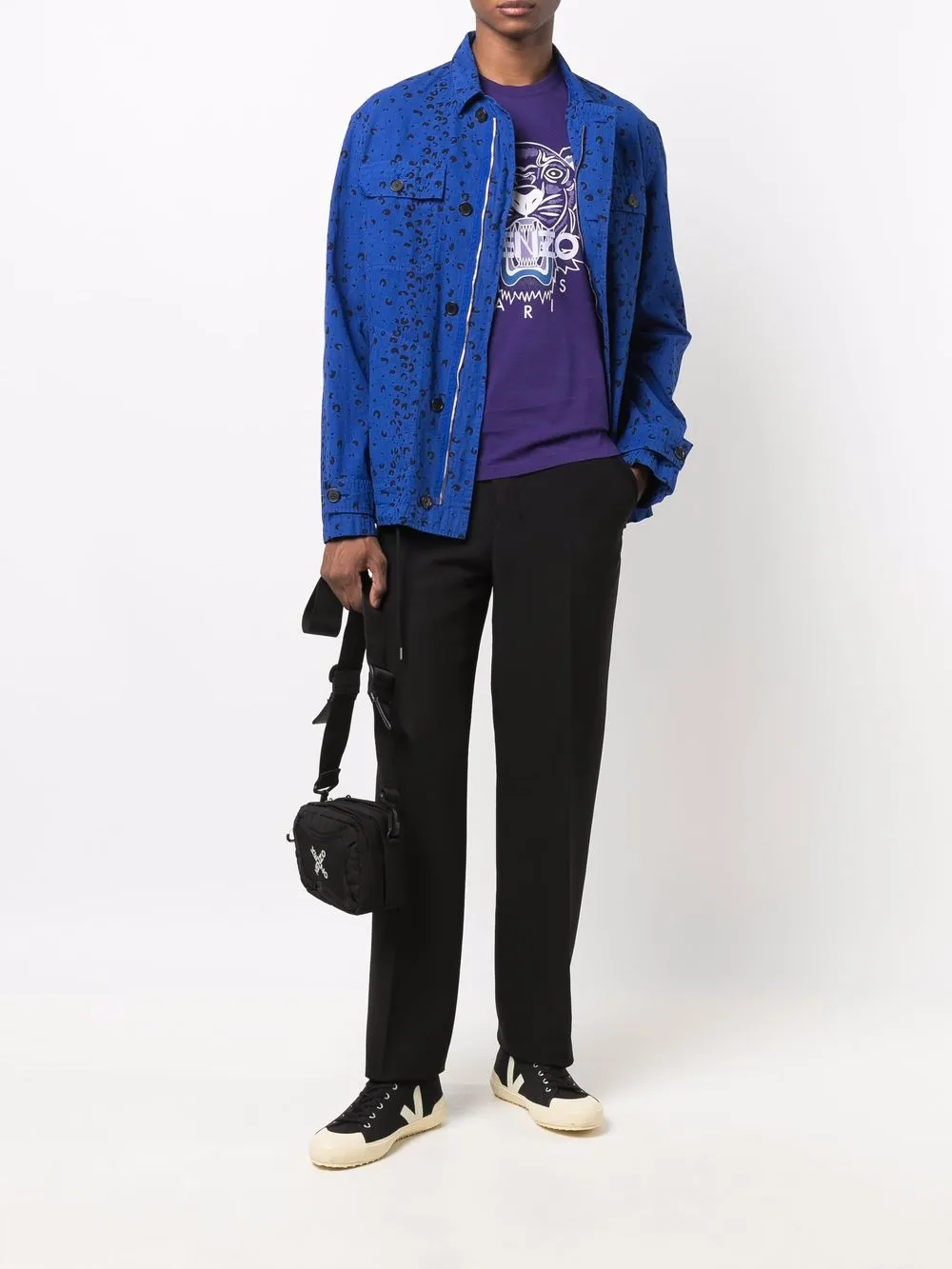 фото Kenzo футболка с принтом tiger
