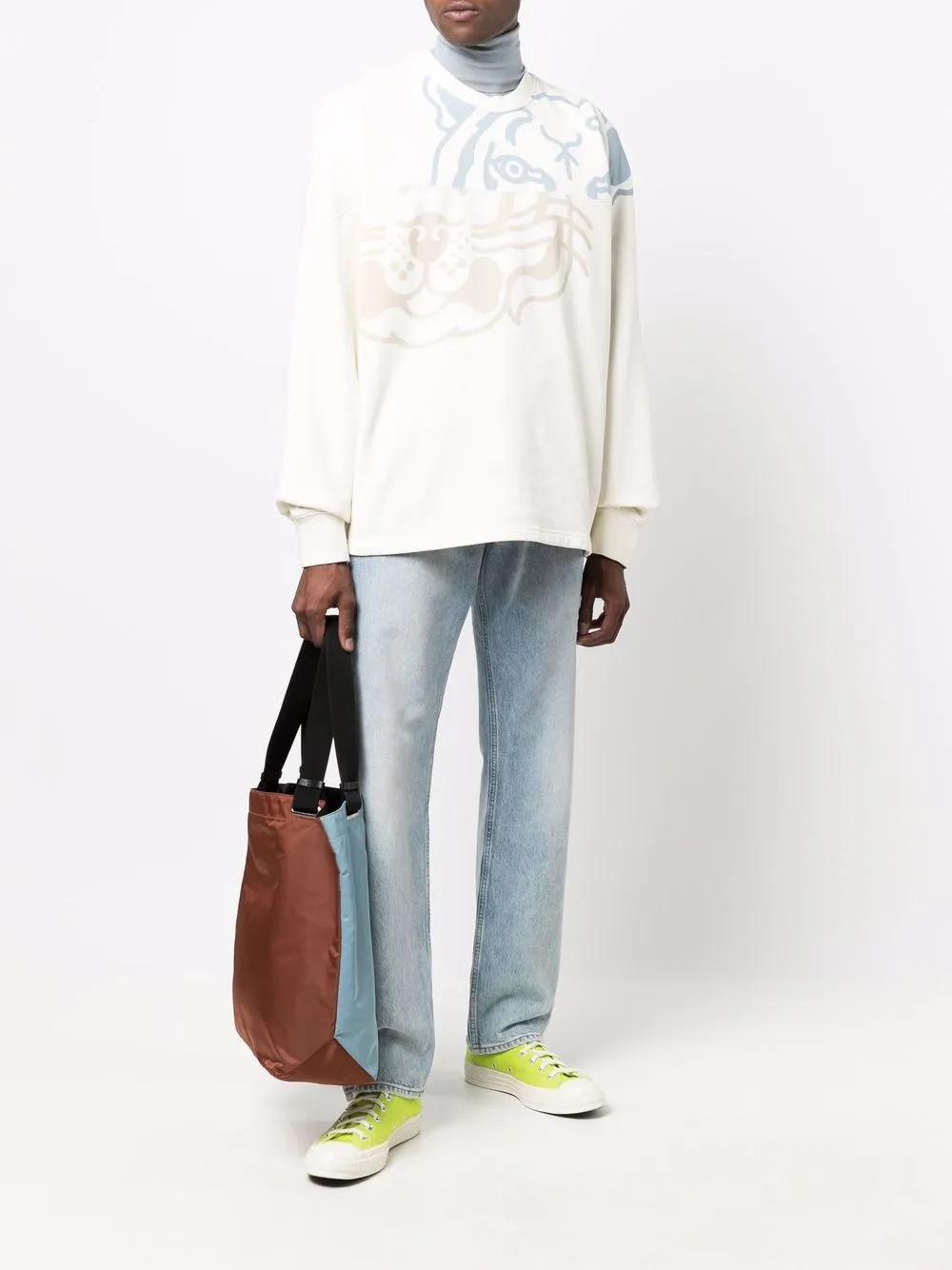 фото Kenzo толстовка с принтом tiger