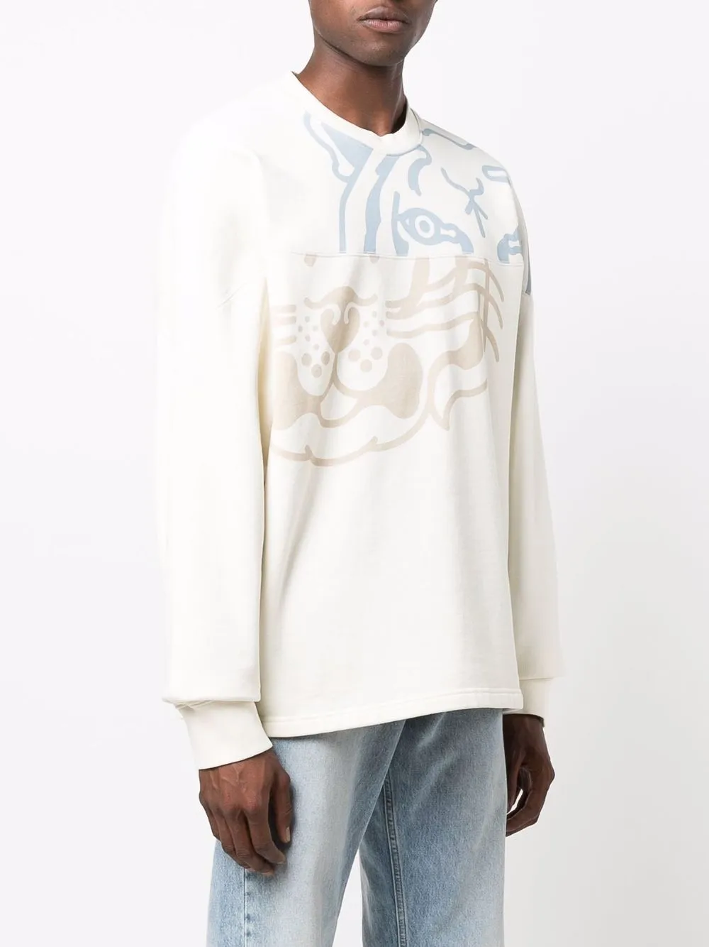 фото Kenzo толстовка с принтом tiger