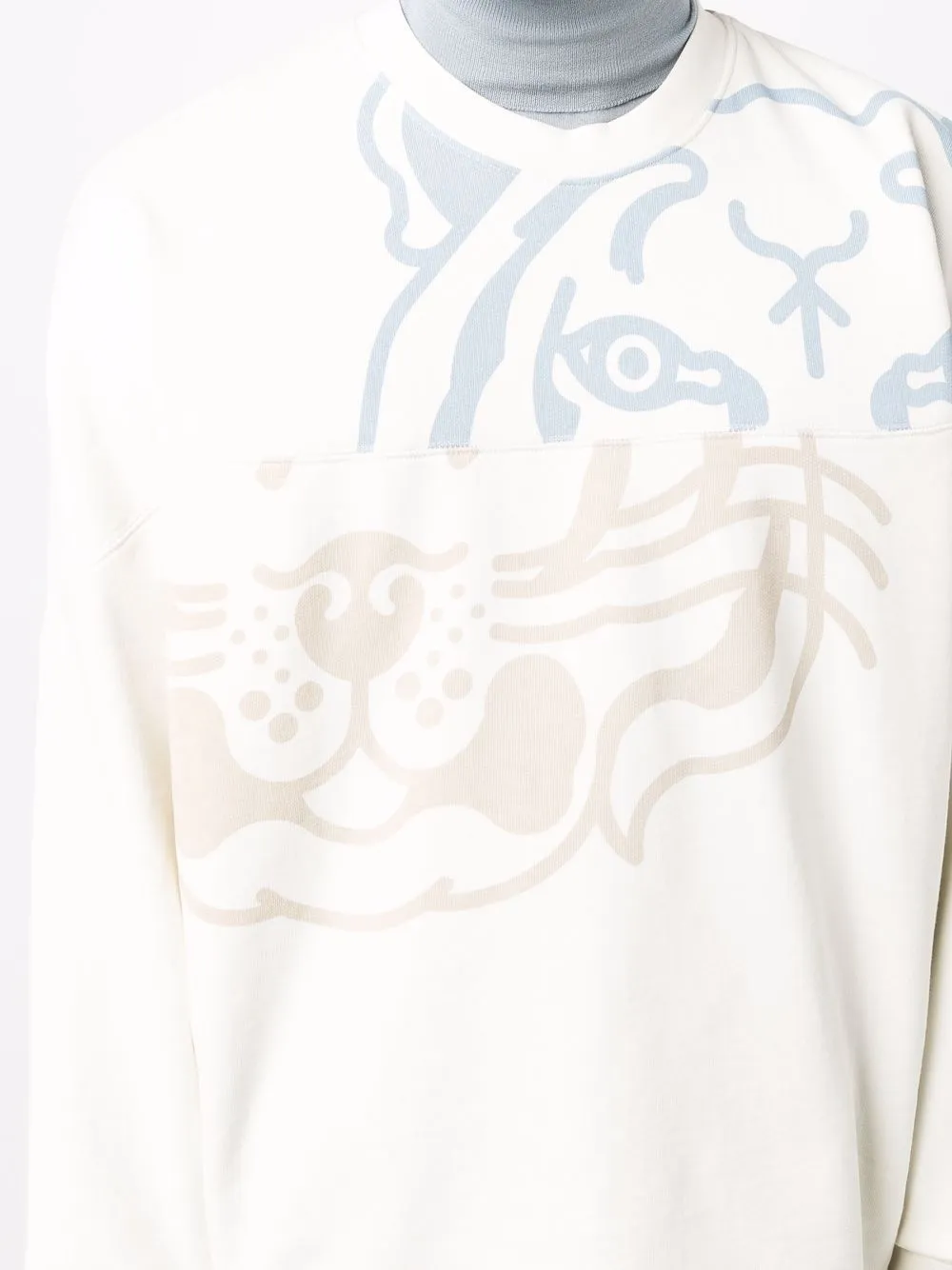 фото Kenzo толстовка с принтом tiger