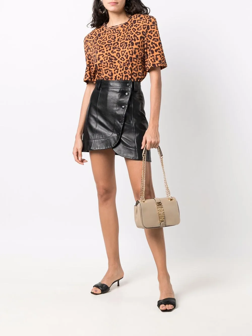 фото Moschino сумка на плечо с логотипом