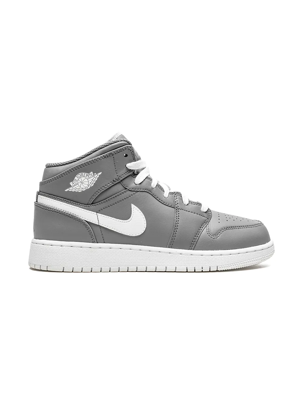 фото Jordan kids кроссовки air jordan 1 mid bg cool grey