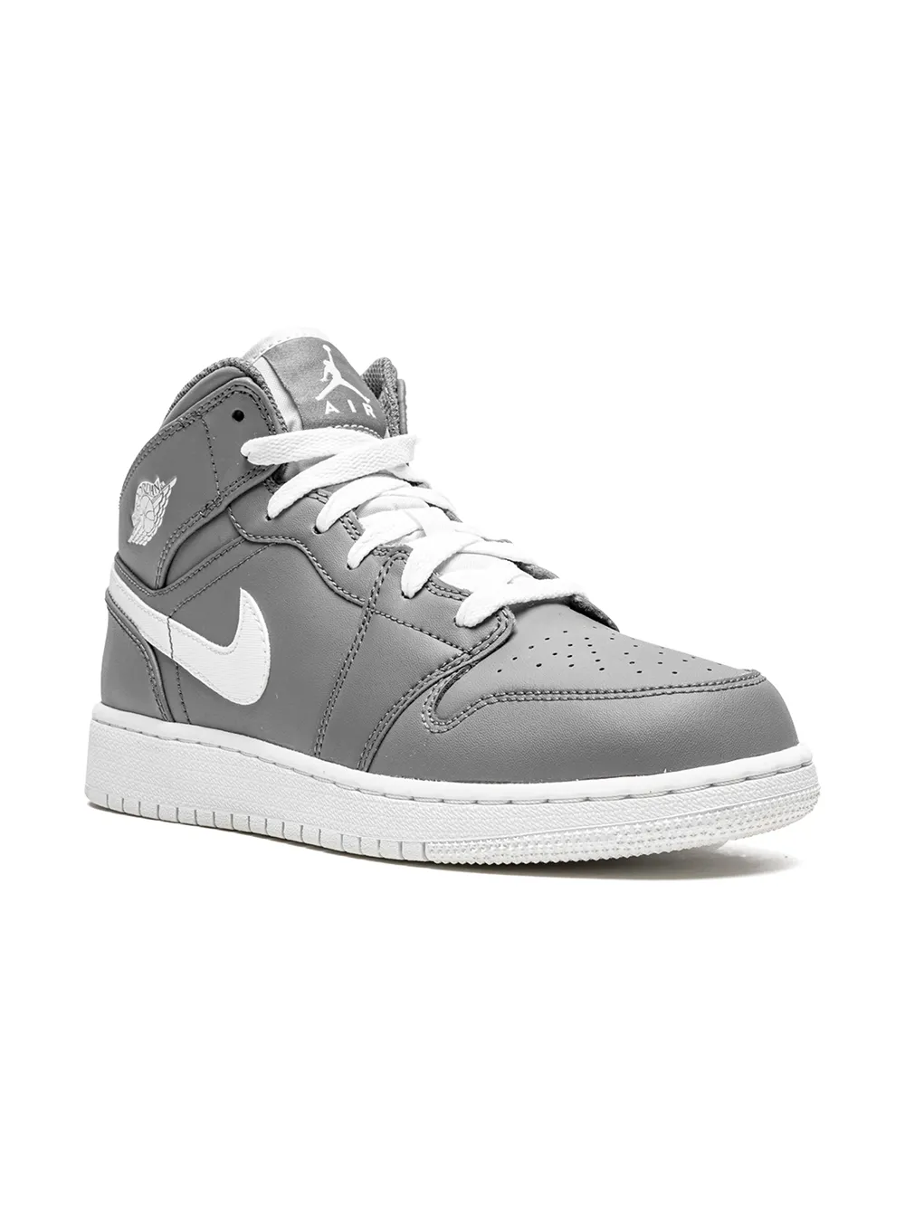 фото Jordan kids кроссовки air jordan 1 mid bg cool grey