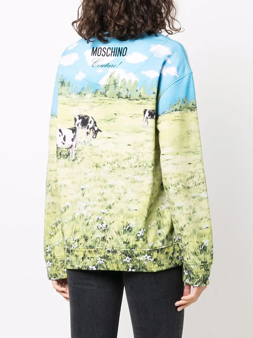 фото Moschino толстовка с принтом