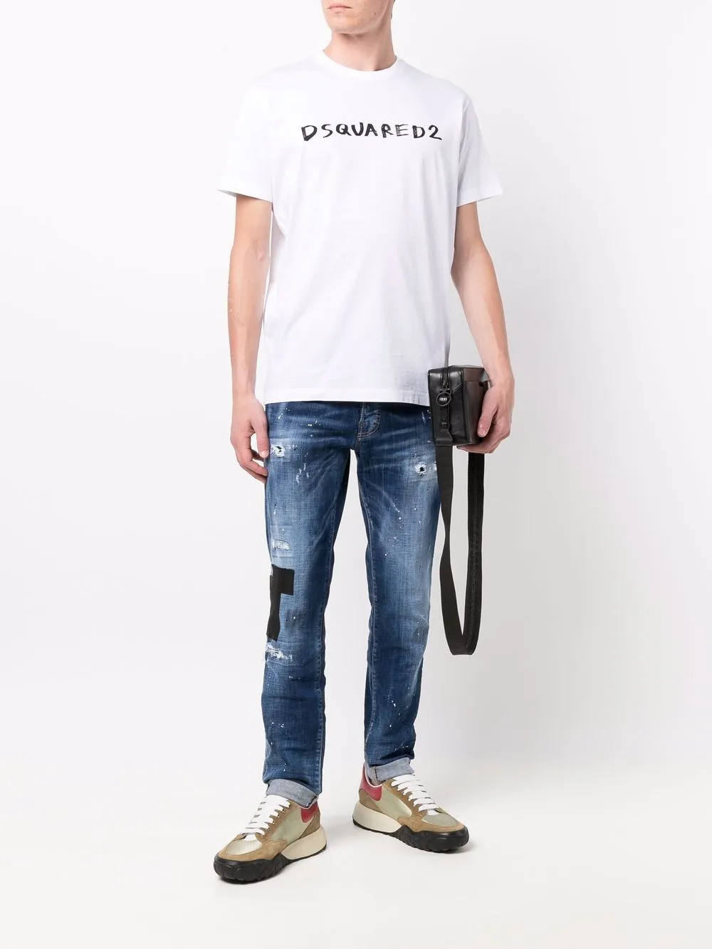 фото Dsquared2 футболка с логотипом