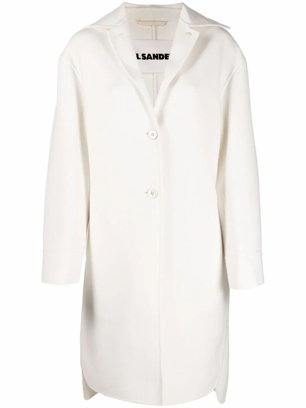 фото Jil sander пальто прямого кроя
