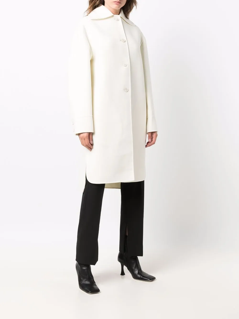 фото Jil sander пальто прямого кроя