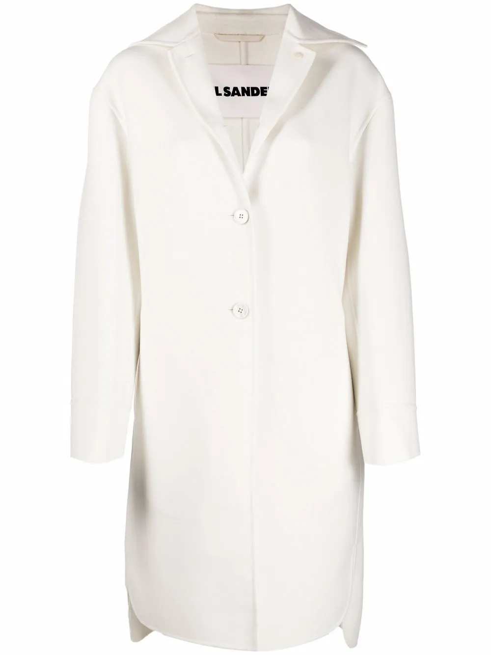 фото Jil sander пальто прямого кроя