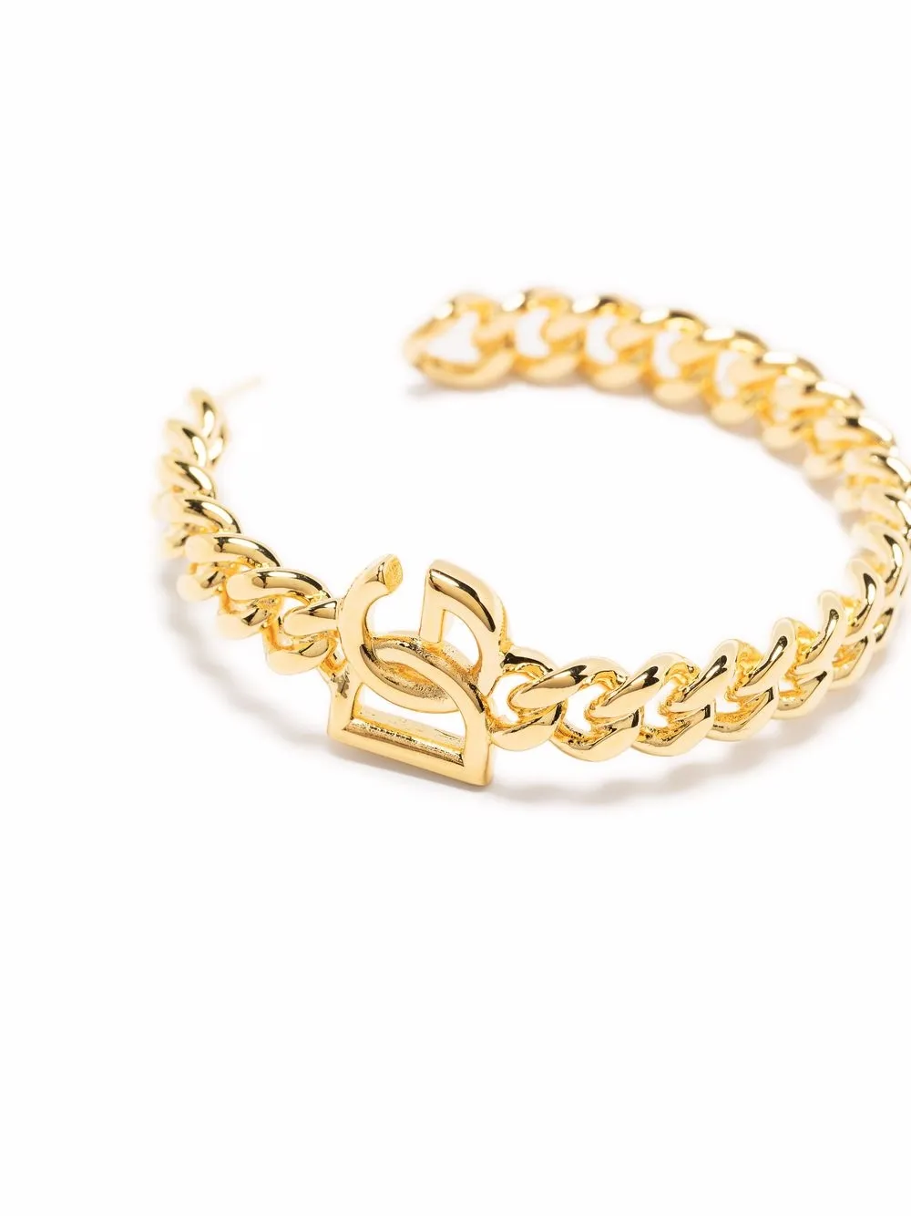 фото Dolce & gabbana серьги-кольца с логотипом