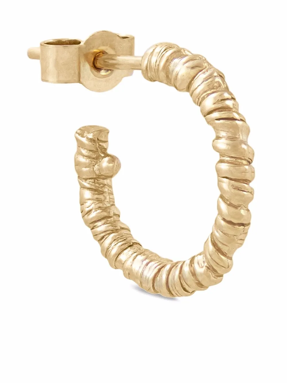 фото Natalie perry серьги-кольца twisted из желтого золота с танзанитом