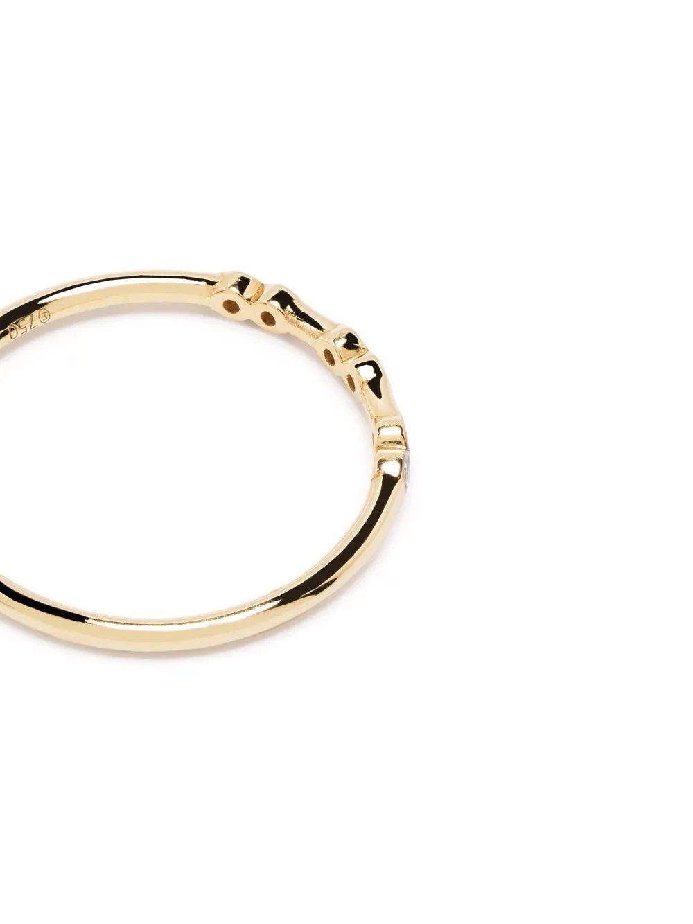 фото Yannis sergakis кольцо charnières из желтого золота с бриллиантами