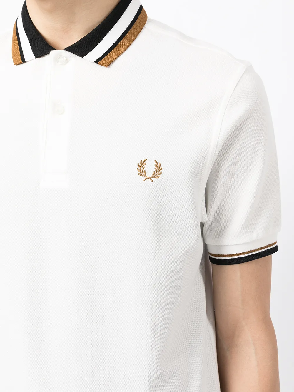 фото Fred perry рубашка поло с вышитым логотипом