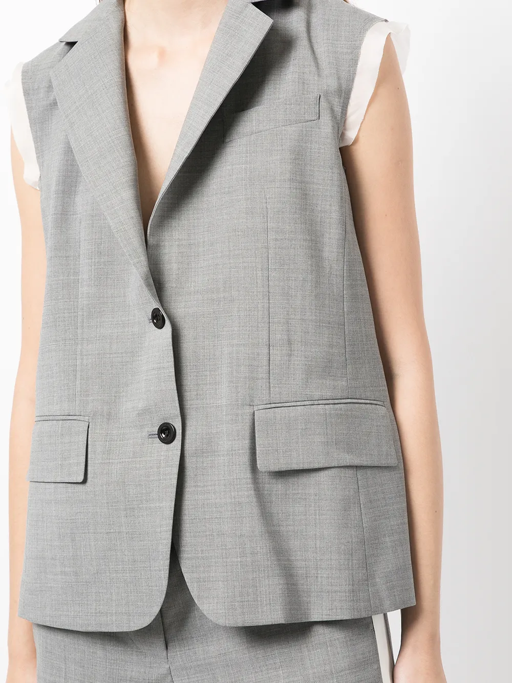 фото Sacai строгий комбинезон без рукавов