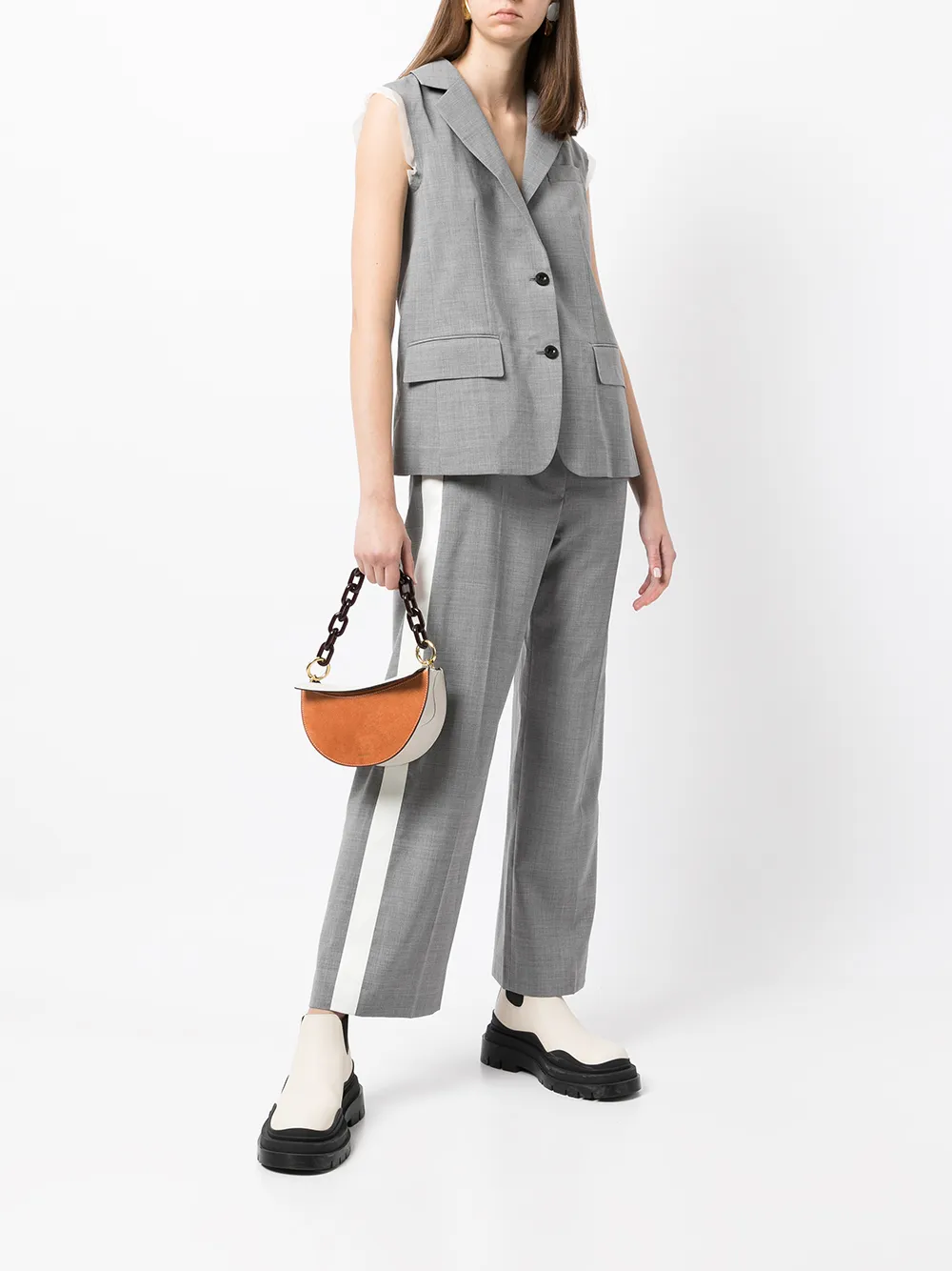 фото Sacai строгий комбинезон без рукавов