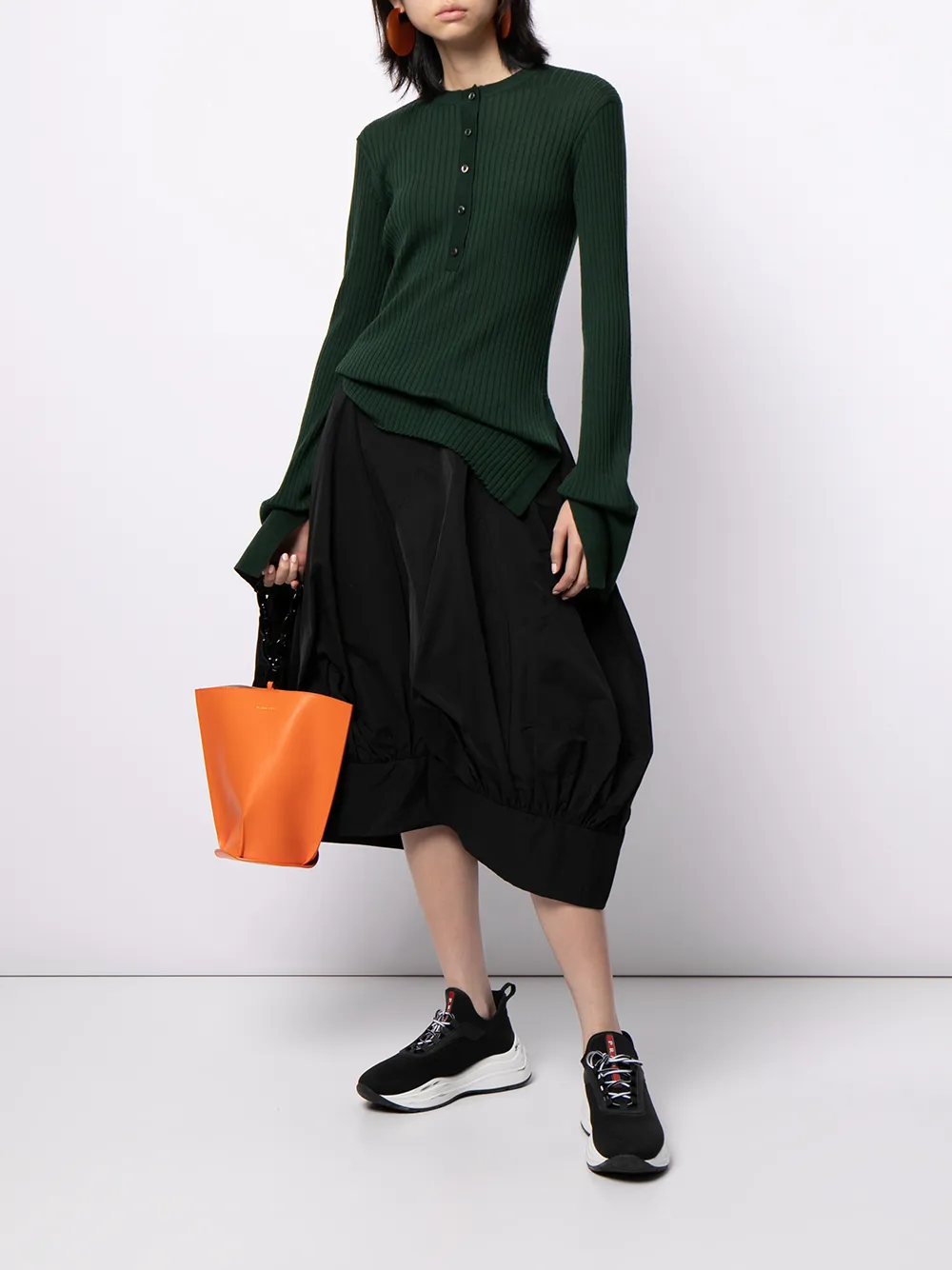 фото Enföld юбка свободного кроя с завышенной талией