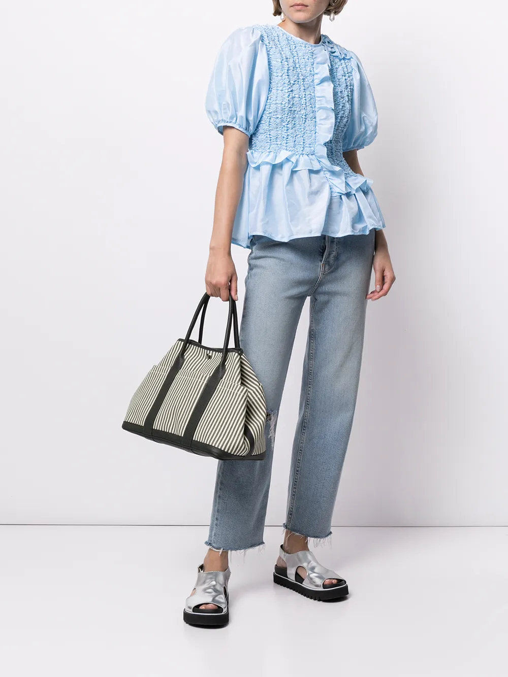 фото Hermès сумка-тоут garden party pre-owned