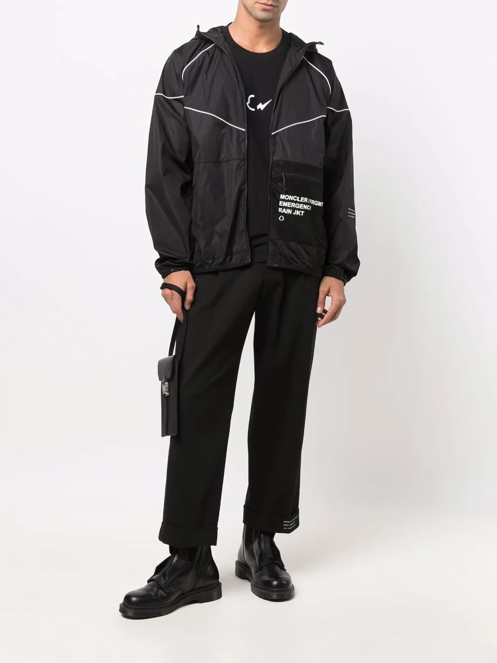 фото Moncler genius x fragment брюки из коллаборации с fragment hiroshi fujiwara