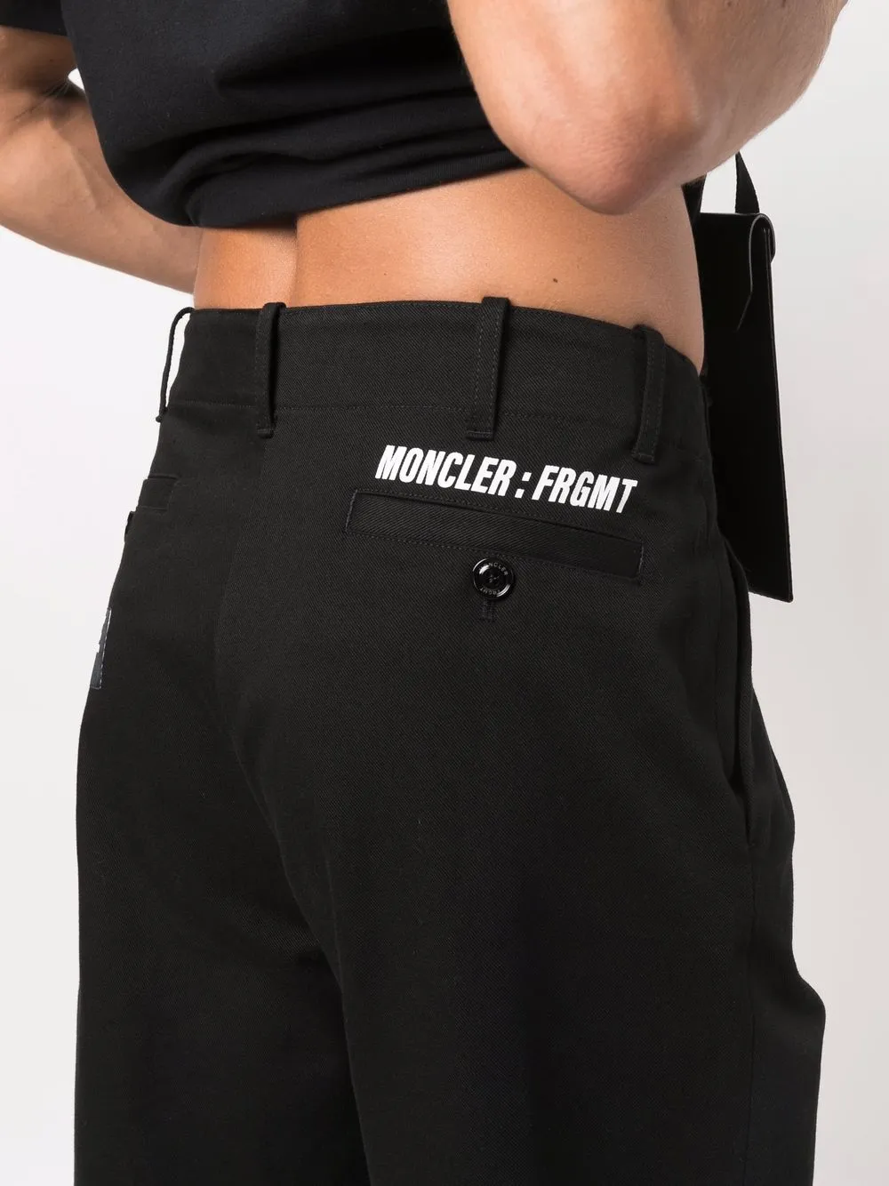 фото Moncler genius x fragment брюки из коллаборации с fragment hiroshi fujiwara