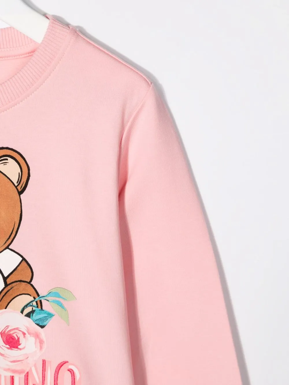 фото Moschino kids толстовка с принтом teddy bear