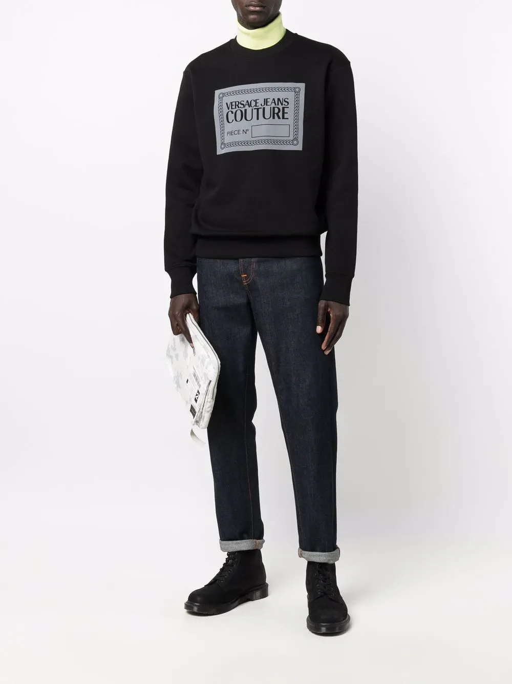 фото Versace jeans couture толстовка с логотипом