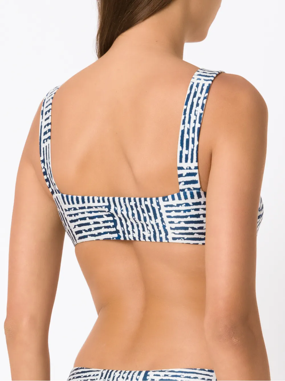 Lenny Niemeyer Graphic Print Stretch Bikini Top Farfetch