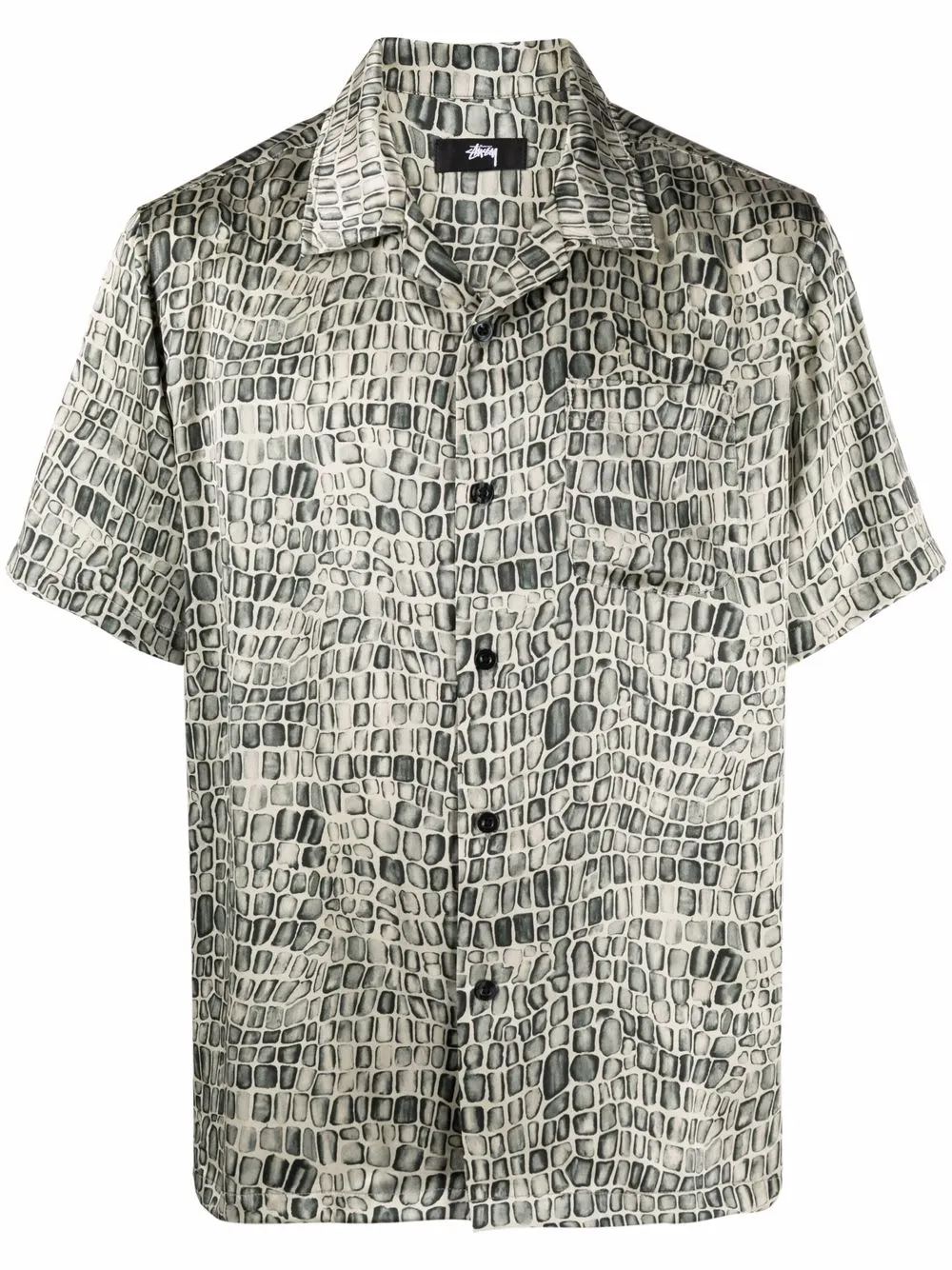фото Stussy рубашка с анималистичным принтом