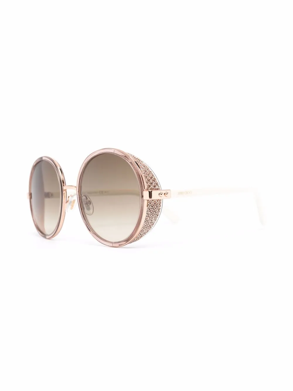 фото Jimmy choo eyewear солнцезащитные очки andien в круглой оправе