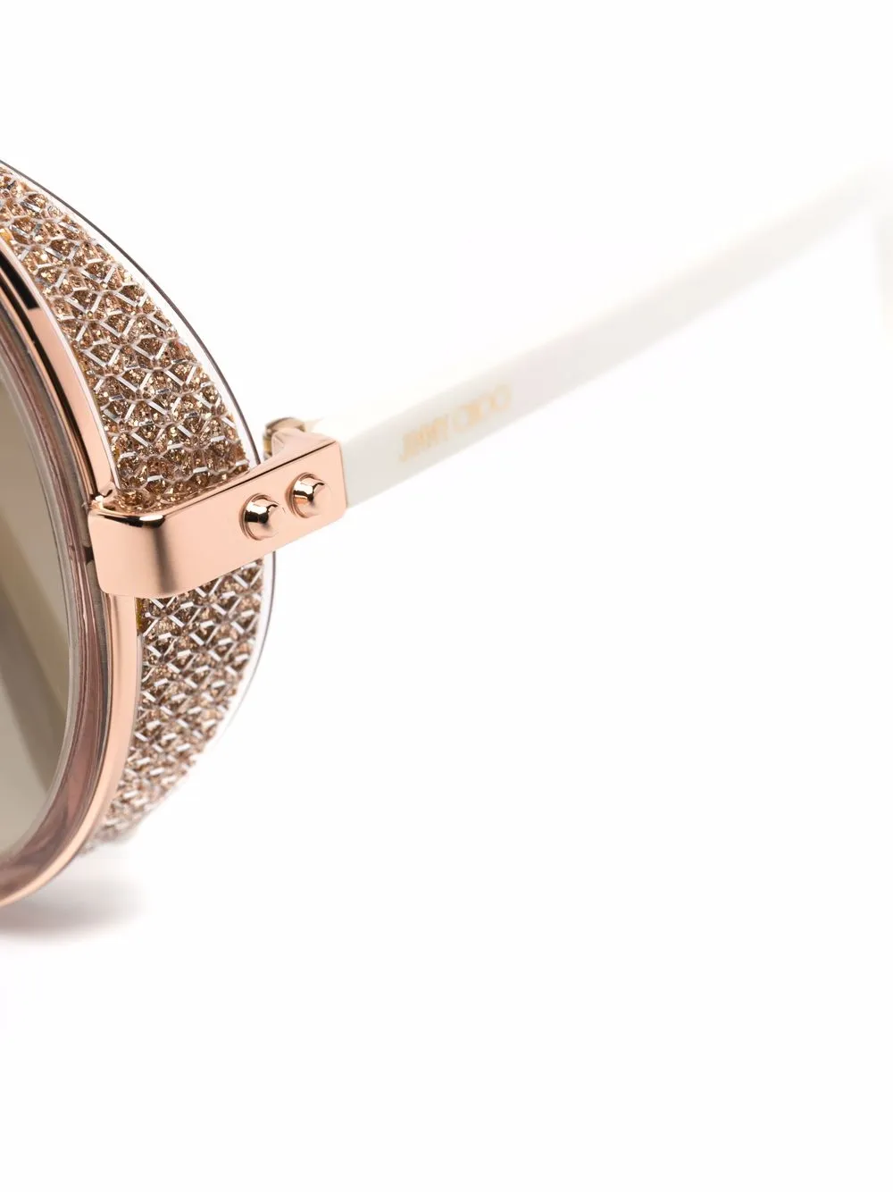 фото Jimmy choo eyewear солнцезащитные очки andien в круглой оправе
