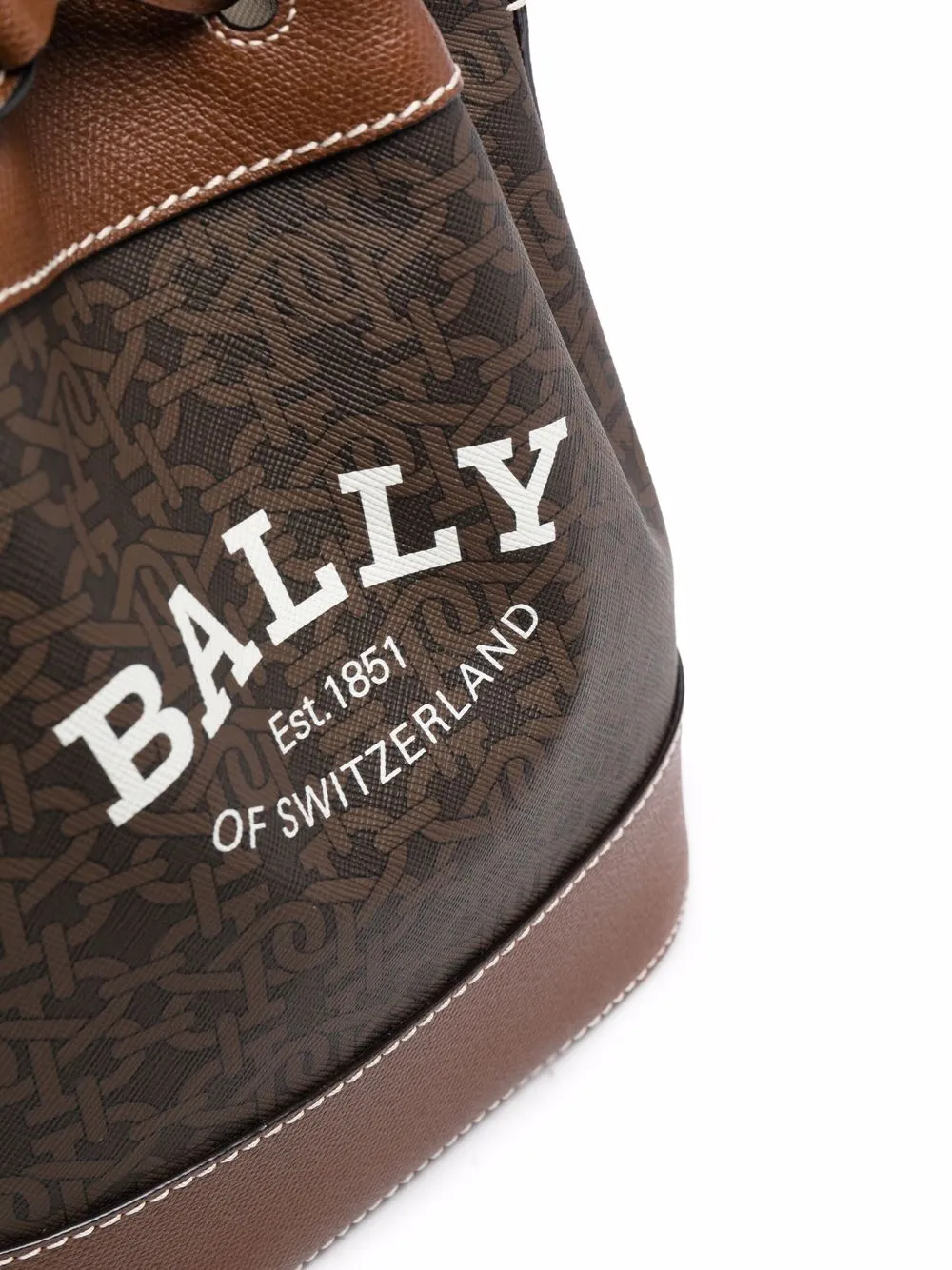 фото Bally сумка-ведро с логотипом