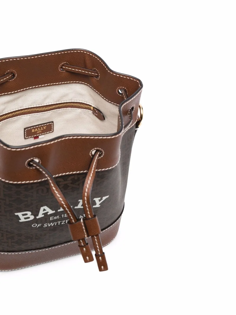 фото Bally сумка-ведро с логотипом