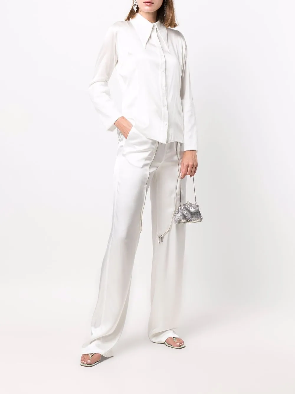 фото Almaz широкие брюки с молниями