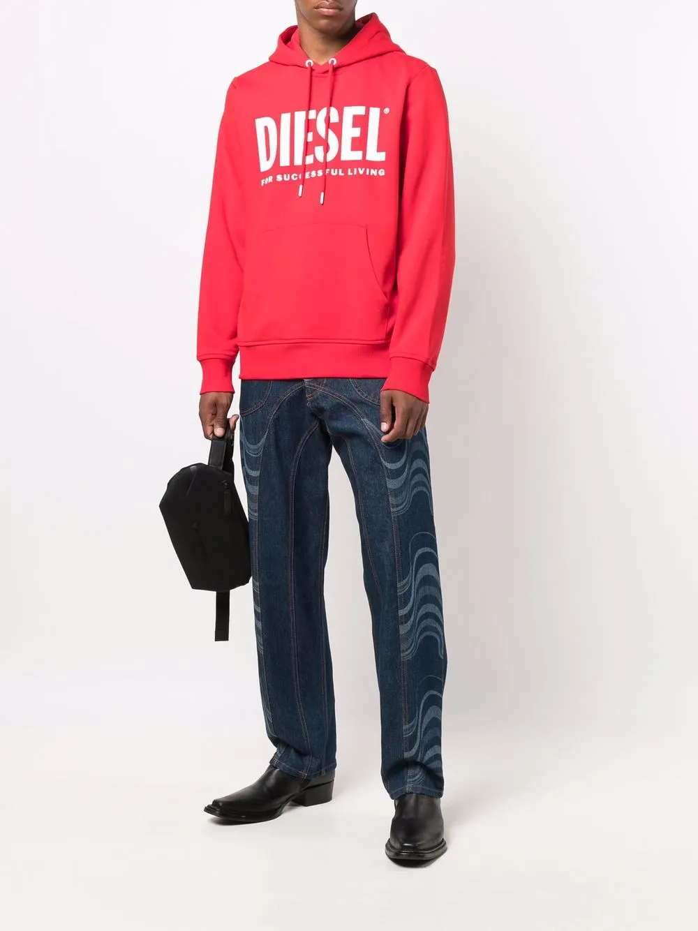фото Diesel худи с логотипом
