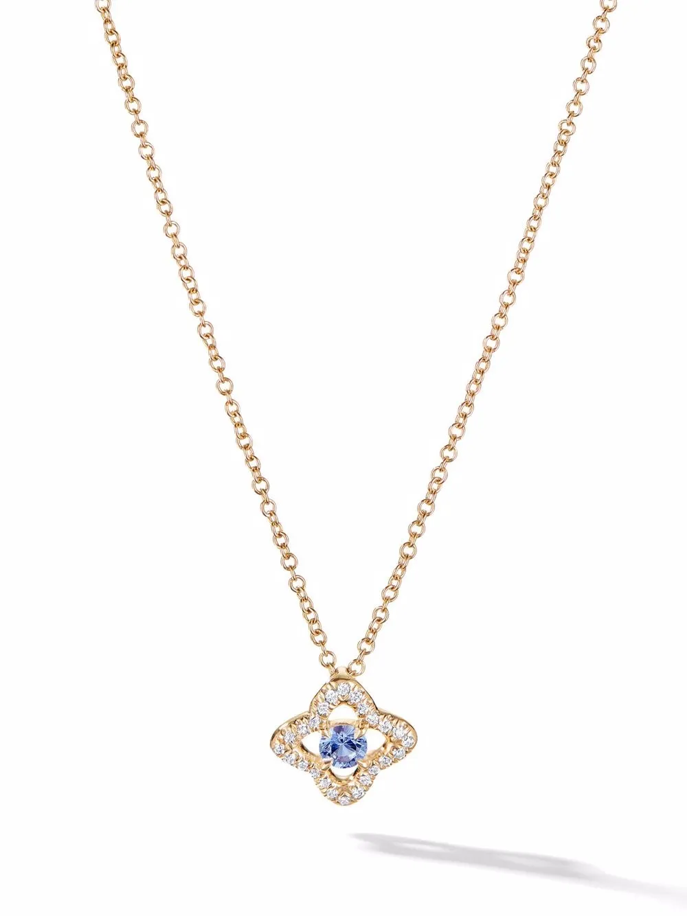 David Yurman collar Venetian Quatrefoil en oro amarillo de 18kt con diamantes - Dorado
David Yurman collar Venetian Quatrefoil en oro amarillo de 18kt con diamantes - Dorado