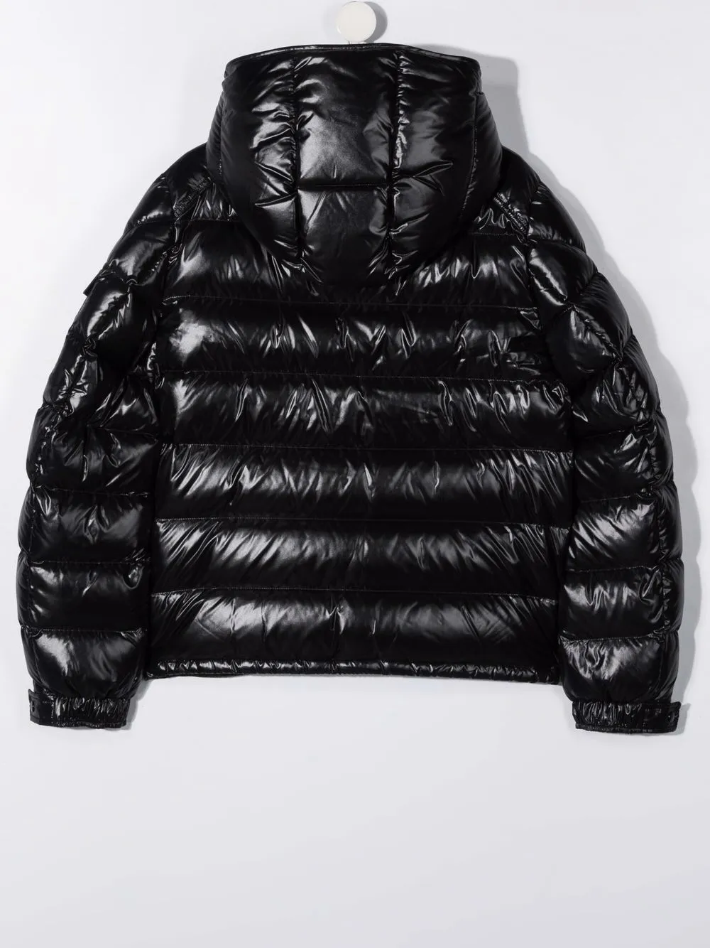 фото Moncler enfant пуховик с капюшоном