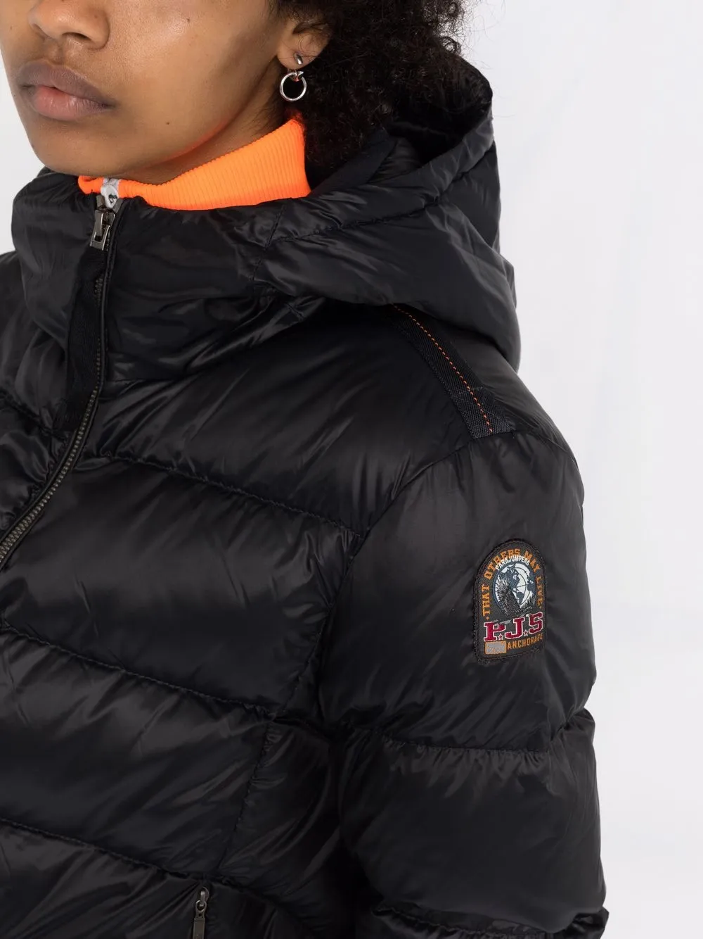 фото Parajumpers пуховик на молнии с капюшоном