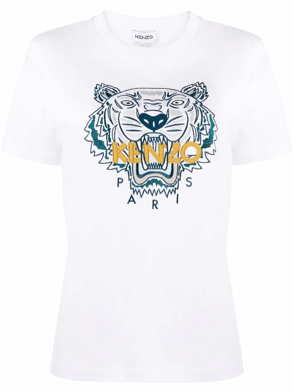 фото Kenzo футболка с вышивкой tiger