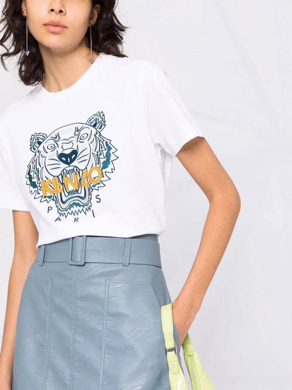 фото Kenzo футболка с вышивкой tiger